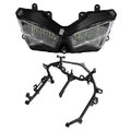 Headlight Assembly & Upper Stay Fairing Bracket Fit For Kawasaki Ninja 400 18-24