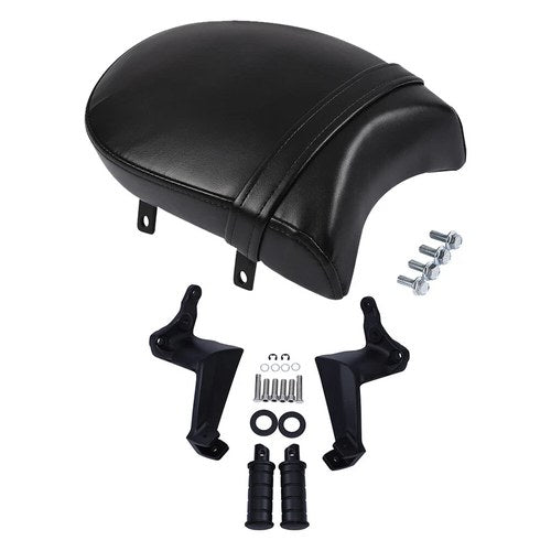 Black Rear Passenger Seat + Foot Pegs Fit For Victory High-Ball Vegas Kingpin