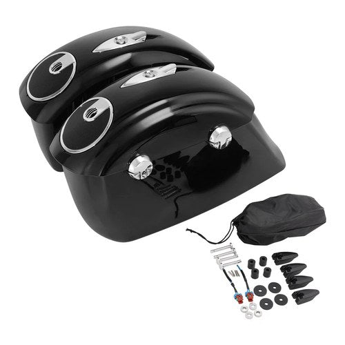 Left Right Saddle Bag Electronic Latch Fit For Indian Chieftain Dark Horse 16-18