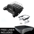 Chopped Trunk Pad W/ Mount Fit For Harley Touring Street Electra Glide 1997-2008