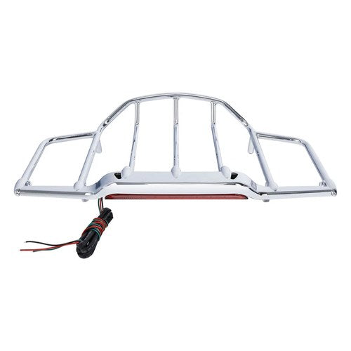 Luggage Rack W/ LED Light Fit For Harley Touring Road Glide King Trunk 2014-2024