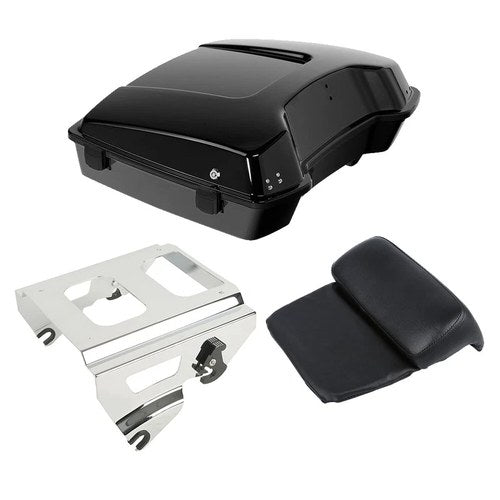 Razor Trunk Solo Mount Rack Fit For Harley Touring Road King Street Glide 09-13