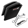 5'' Stretched Saddlebags w/ Bracket Fit For Harley Softail Heritage Deluxe 84-17