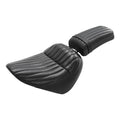 Black Driver Passenger Seat Fit For Harley Softail Street Bob Fxbb Fxst 2018-up