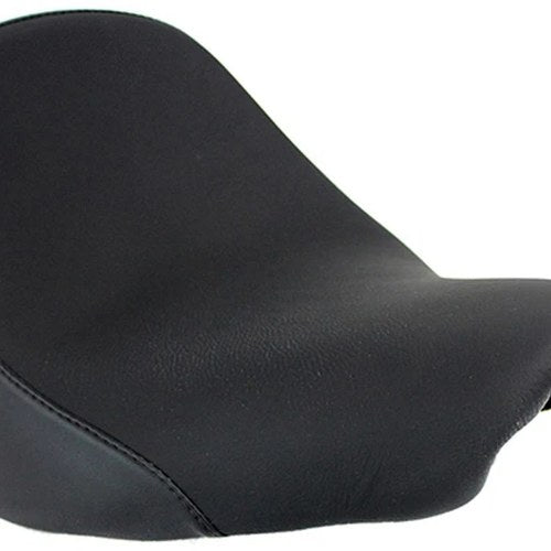 Wyatt Gatling inchButt Bucket inch Solo Seat Black Naugahyd for Harley-Davidson