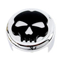 Skull Horn Cover Chrome for Harley-Davidson
