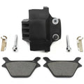 Black 1 Piston Rear Caliper for Harley-Davidson