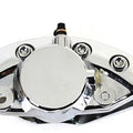 Chrome Front 1 Piston Banana Caliper for Harley-Davidson