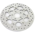 Floating Stainless Steel Mirror Polished 11.8 inch Front Bra for Harley-Davidson