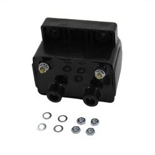 Volt Tech 12 volt 4 Ohm Molded Dual Fire Coil for Harley-Davidson