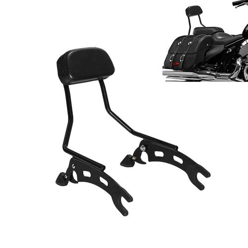 Passenger Sissy Bar Backrest Pad Fit For Indian Chief Bobber Dark Horse 22-25