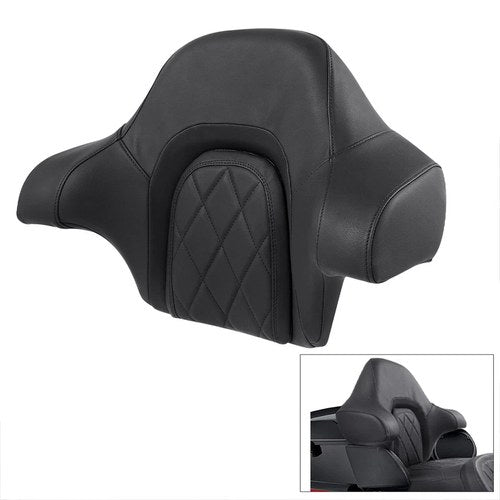 Wrap-around King Trunk Backrest Pad Fit For Harley Touring Road King Glide 14-23