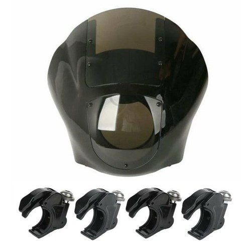 Quarter Fairing Windshield w/ 39mm Fork Clamp Fit For Harley Sportster XL Dyna