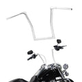 15" Rise 1 1/4" Ape Hanger Handlebar Fit For Harley Fat Bob Breakout Road King