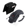 5" Stretched Hard Saddle Bag Rear Fender Fit For Harley Touring Road Glide 09-13