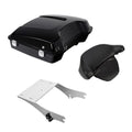 Razor Trunk Pad & Two Up Mount Rack Fit For Harley Road King Street Glide 97-08
