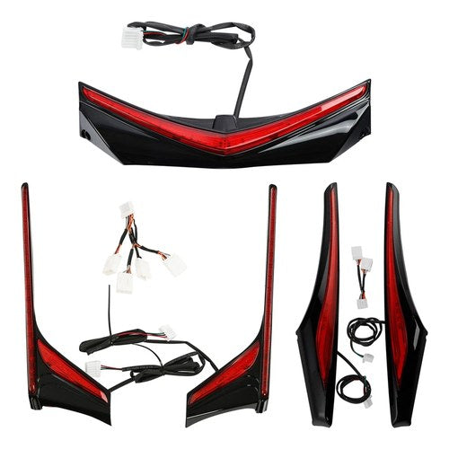 Saddlebag Accent Rear Fender Vertical LED Light Fit For Honda F6B GL1800 13-17