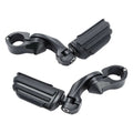 1 1/4" Matte Black Short Angled Highway Bar Footpeg Pegs Mount Fit For Harley
