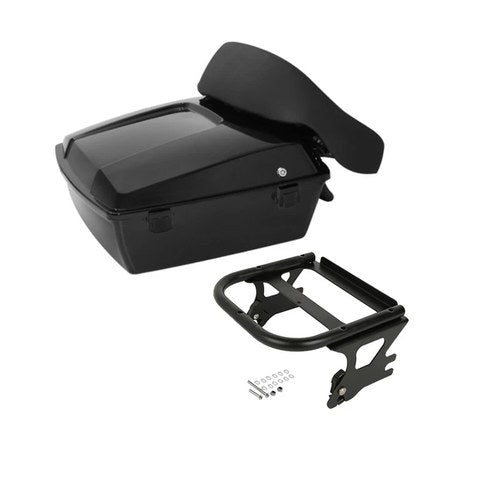 Chopped Trunk Pad w/ Mount Fit For Harley Touring Street Road Glide 1997-2008