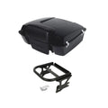 Chopped Trunk Pad 2 Up Mount Rack Fit For Harley Electra Street Glide 1997-2008