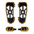 Front Driver Footboards & 10mm Foot Pegs Fit For Harley Street Road Glide 09-up