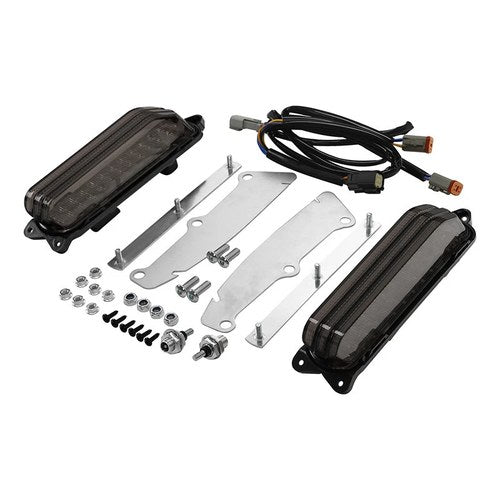 LED Turn Brake Light Rear Fender Fascia Lights Fit For Harley Road Glide 14-23