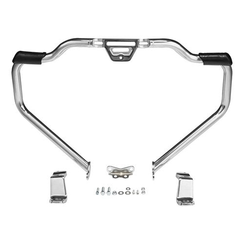 Mustache Engine Guard Crash Bar Bracket Mount Fit For Harley Low Rider ST 22-24
