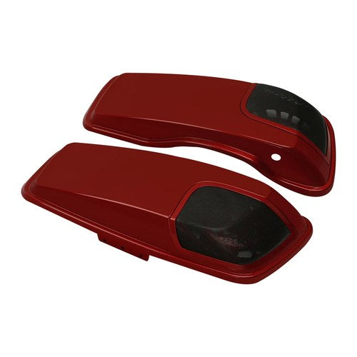 5x7'' Saddlebags Lids Fit For Harley Touring Road Electra Glide 14-23 Wicked Red