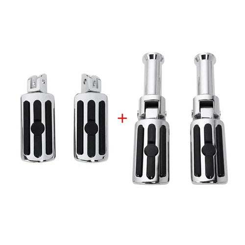 Driver & Passenger Foot Pegs Fit For Harley Softail Standard Fat Bob Fxbb 18-23