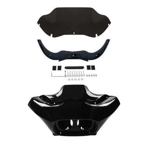 Inner Outer Fairing Windshield Trim Fit For Harley Davidson Road Glide 2004-2013