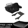 King Trunk Backrest Mount Rack Fit For Harley Touring Street Road Glide 97-2008