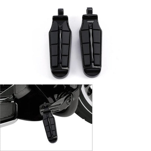 10mm Male Mount Foot Pegs Footrest Fit For Harley Sportster XL883 1200 2004-2013
