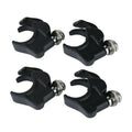 4PCS 41mm Windshield Clamps Fit For Harley Dyna Wide Glide Fxdwg Softail Fxst