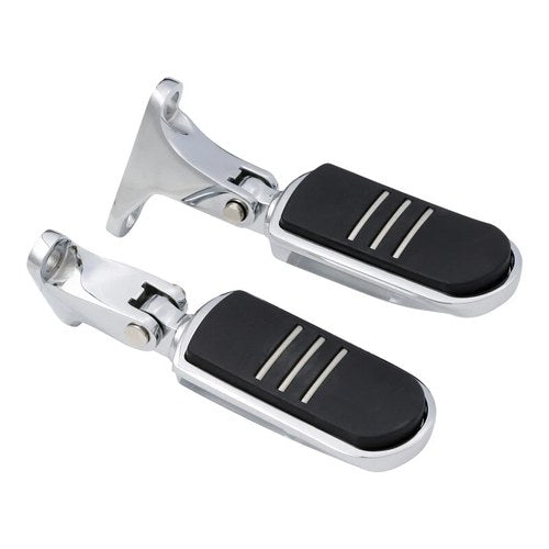 Passenger Footpeg Mounts Brackets Fit For Harley Touring Road Street Glide 93-up