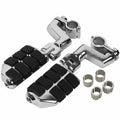 22mm-35mm Highway Foot Pegs Mount Clamps Fit For Harley Honda GL 1800 Aluminum