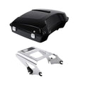 5.5'' Razor Trunk Chrome Mount Rack Fit For Harley Touring Road Glide King 09-13