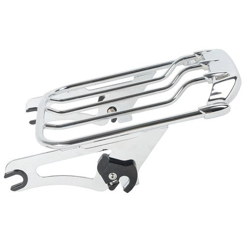 Chrome Two-Up Luggage Rack Fit For Harley Touring Street Road Glide 2009-2025