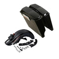 5" Stretched Hard Saddle Bag & Cvo Rear Fender Fit For Harley Road Glide 09-13