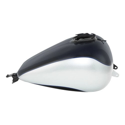 6 Gallon Gas Fuel Tank Fit For Harley Touring 08+ Midnight Blue/Barracuda Silver