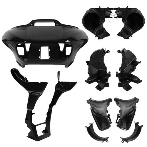 Fairing Speaker Cover Glove Box Air Duct Spoiler Fit For Harley Road Glide 17-Up