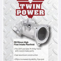 Twin Power 55mm Aluminum High-Flow Intake Manifold for 2017+ Milwaukee-Eight Big