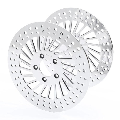 11.8" Front Brake Rotor Disc Fit For Harley Sportster Softail Fatboy Road King