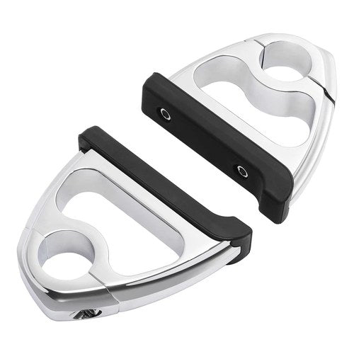 1.25" Engine Guard Toe Rests Foot Pegs Fit For Harley Touring Softail Motorcycle