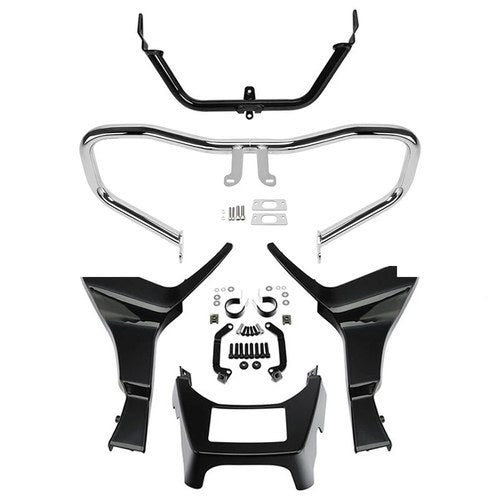 Engine Guard Fairing Support Bracket Side Spoilers Fit For Harley Road Glide 17+