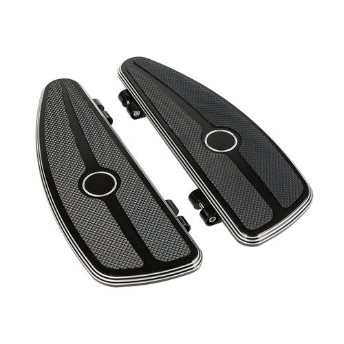 Half-Shield Driver Footboard Floorboard Kit Fit For Harley Touring Glide 86-2023