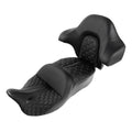 Driver Passenger Seat + Backrest Fit For Harley Touring Road Electra Glide 14-23