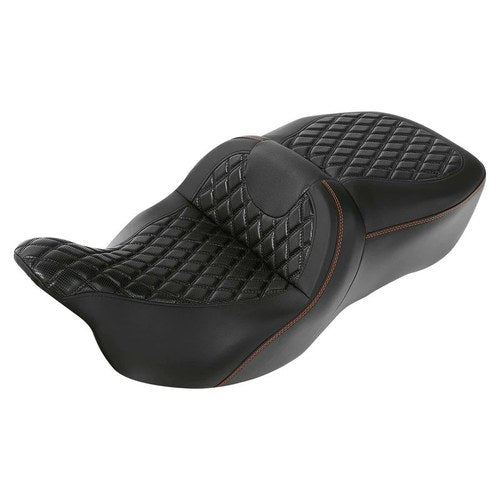 Driver Passenger Pillion Seat Fit For Harley Touring Road Street Tri Glide 09-23