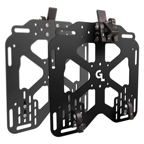 Round the World Black Pannier Mount Kits for 16-18mm Tubular Luggage Racks