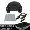King Trunk Pad Speakers Mount Plate Fit For Harley Touring Road King Glide 14-26