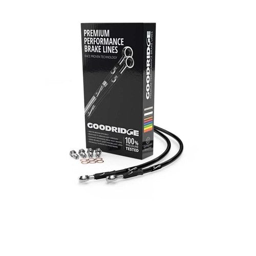 Goodridge For Kawasaki GPZ900R Clutch Line Kit A1-A6 Black Part KW0901A-1CC-BK